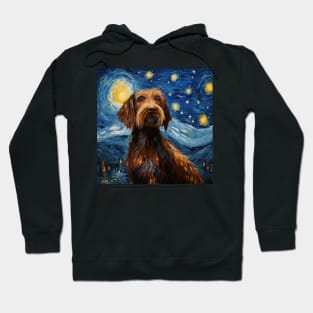 German Wirehaired Pointer Night Hoodie